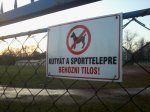 A Mátyásföldi LTC sportpályája 2014. február 4.-én
