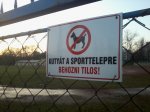 A Mátyásföldi LTC sportpályája 2014. február 4.-én