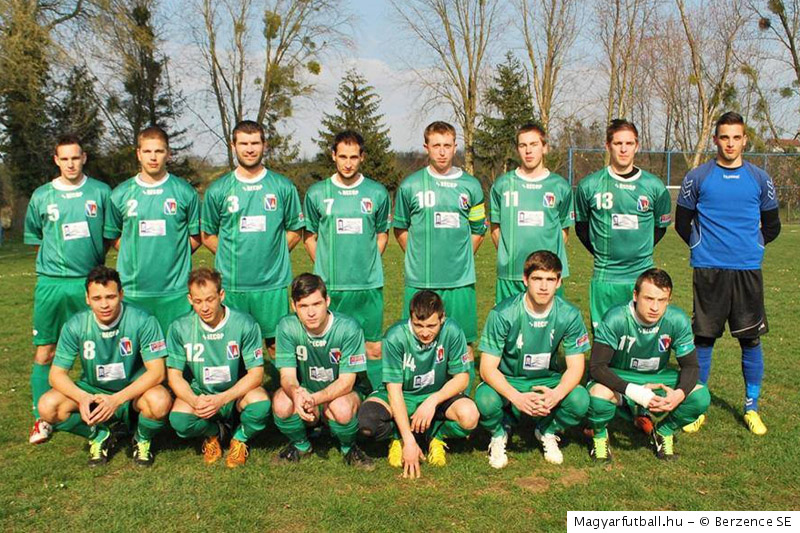 A Berzence SE csapata a 2013/2014-es szezonban