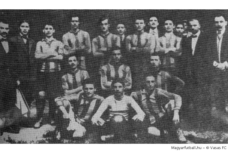 A Vasas csapata az 1912/1913-as szezonban