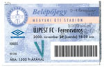 Újpest FC - FTC, 2000.11.30
