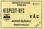 Kispest-Honvéd FC - Vác FC-Samsung, 1993.08.16