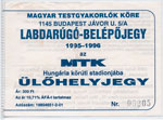 MTK - Vasas, 1995.10.14