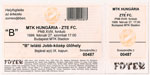 MTK Hungária - Zalahús Zalaegerszegi TE FC, 1999.02.27