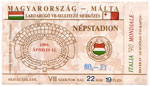 Magyarország - Málta, 1989.04.12