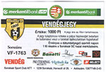 belépőjegy: Soroksár SC - Zalaegerszegi TE FC 2:0 (NB II)