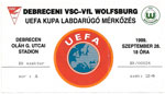 Debreceni VSC - VfL Wolfsburg, 1999.09.28