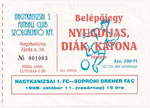 1. FC Nagykanizsa - Soproni Dreher FAC, 1998.10.11