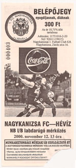 Nagykanizsa FC - Hévíz, 2000.11.12