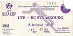 Újpesti TE - RC Strasbourg 0-2 (UEFA Kupa), 1995.09.26