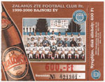 belépőjegy: Zalahús-ZTE FC - Nagykanizsa Linair FC