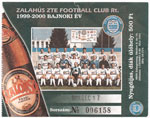 Zalahús Zalaegerszegi TE FC - Lombard FC Tatabánya (NBI), 1999.12.11