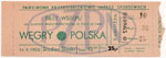 Lengyelország - Magyarország, 1958.09.14