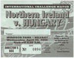 Észak-Írország - Magyarország, 2000.04.26