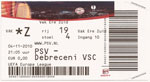 belépőjegy: PSV Eindhoven - Debreceni VSC